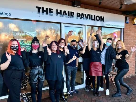 The Hair Pavilion team in East Hunsbury have been busy celebrating their achievments.