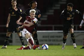 Cobblers drew 0-0 with MK Dons in League One last month.