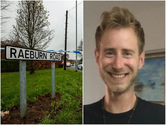 Christopher Allbury Burridge was stabbed to death at his home in Raeburn Road on December 11.