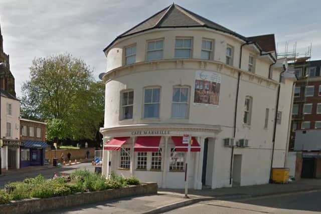 Cafe Marseille in Sheep Street now has the highest food hygiene rating possible. Photo: Google Maps.