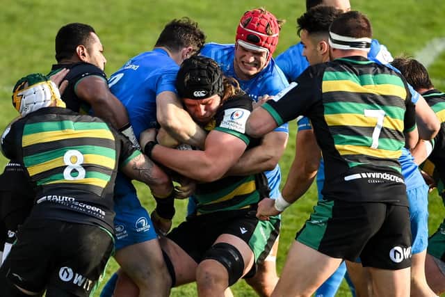 Alex Moon was in the thick of the action