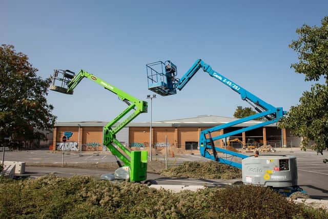 The former Homebase on Weedon Road, Northampton, is being turned into an Aldi and a B&M Bargains. Photo: Leila Coker, taken in September