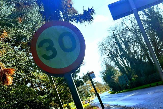Ignoring 30mph signs cost one driver more than £1,700