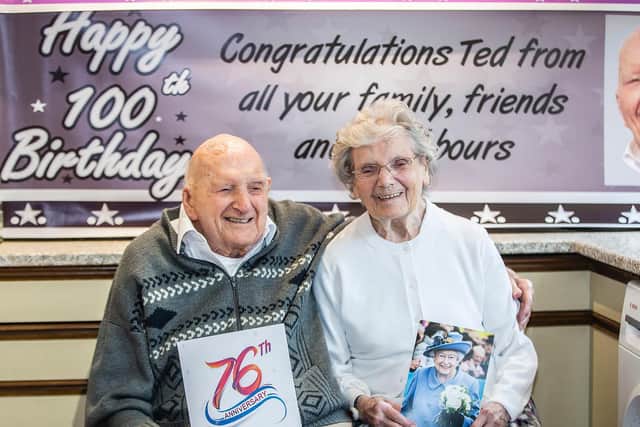 The couple have been dating for 84 years.