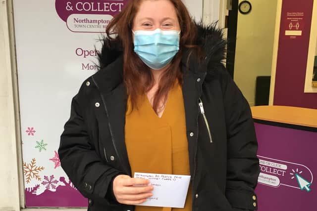 Shanice Lenton was one of the lucky winners this month