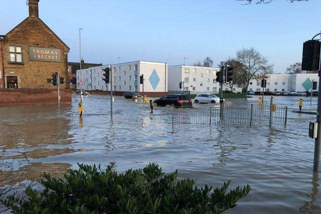 St James was hit by at least a foot of floodwater in this week's torrential rain.