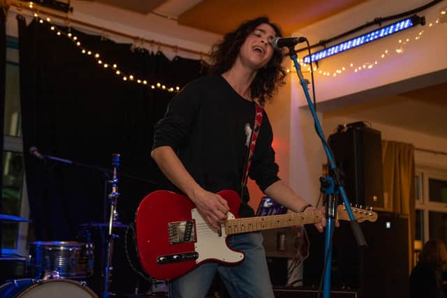 Lewis Beahan performing at The Lab. Photo by David Jackson.
