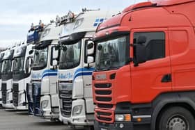 Truckers will have two spots to stop in Northamptonshire to get a Covid test. Photo: Getty Images