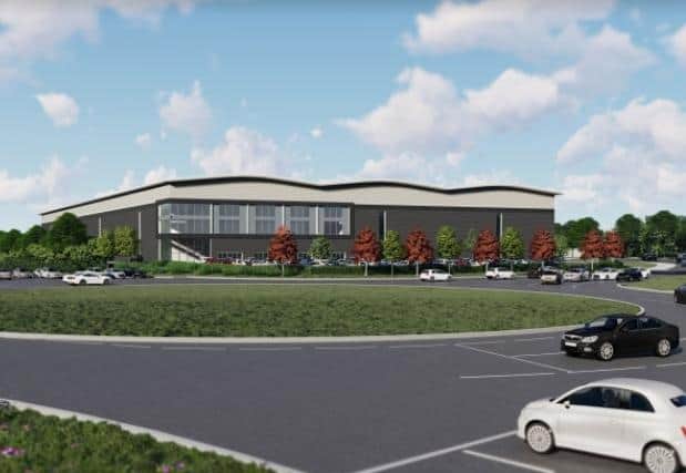 A CGI of how the new employment park would look. Picture courtesy of IM Properties