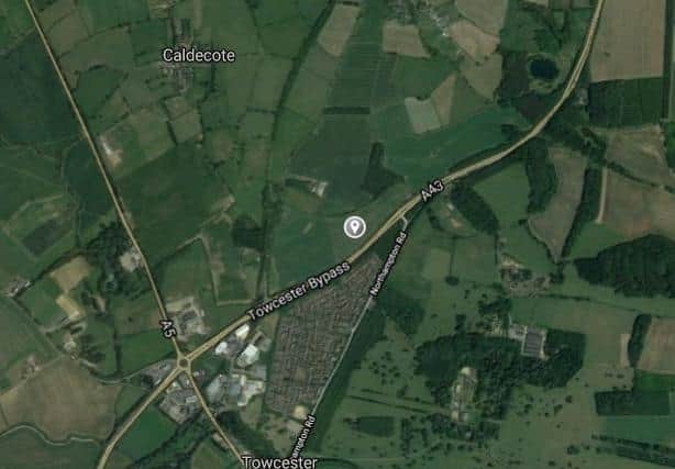 The site is just off the Towcester Bypass.