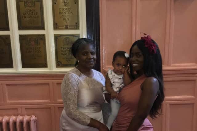 Mary with daughter Muka and granddaughter Maya-Rose. Photo: Brain Tumour Research. Photo: Brain Tumour Research