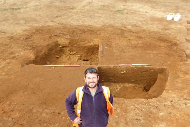 Archaeologists uncovered the site during pre-construction planning requirements.