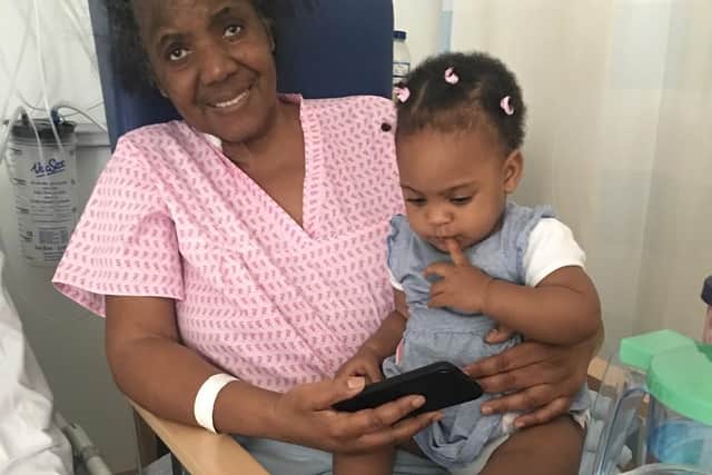 Mary with Maya-Rose. Photo: Brain Tumour Research