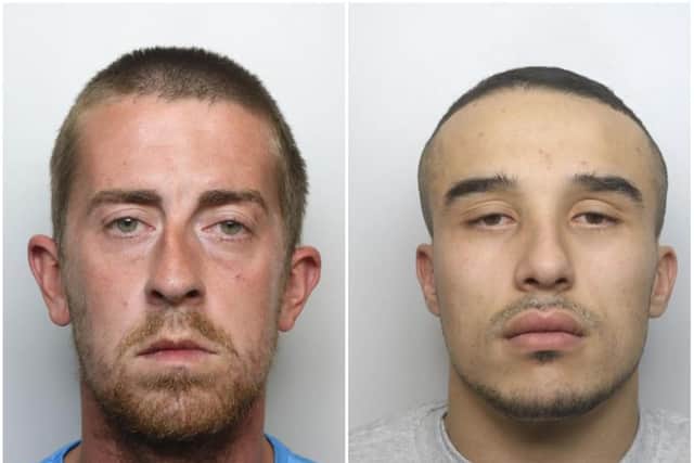 Adam Cresswell (L) enlisted Dion Greaves in a plot to bundle another man into a car and abduct him.