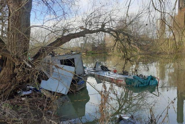 The Chron has now been contacted from canal boat owner Terri Grainger - who says she was using the coffin for wood storage until her boat sank.