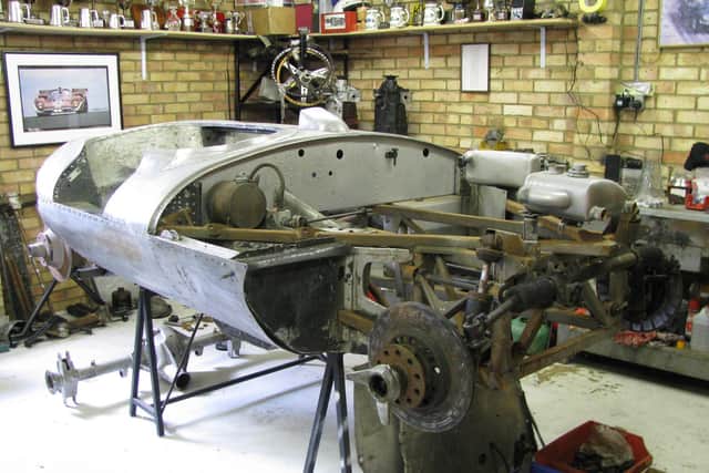 Gary Pearson and his family took the D-Type completely apart to restore it