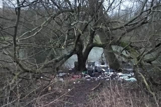 The fly-tipping mess