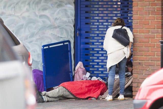 A new "Everyone In" scheme for this lockdown will also see the town's rough sleepers be registered with a GP to receive the Covid-19 vaccine.