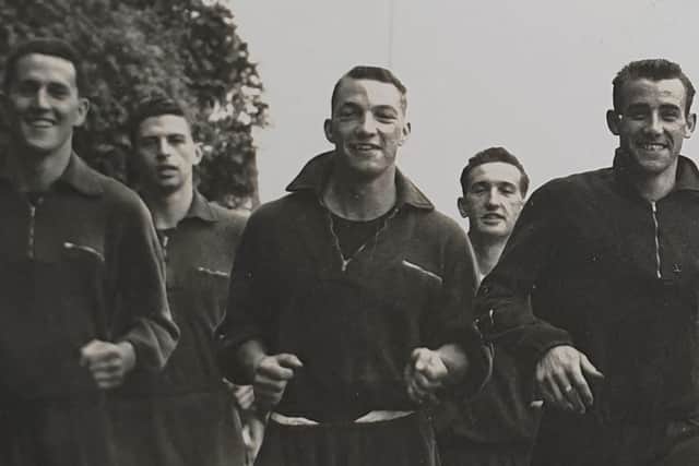 Tony Claypole (centre) played 125 times for the Cobblers
