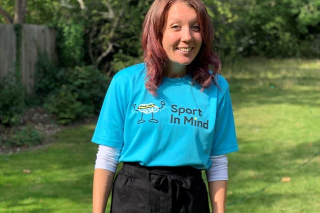 Sian, along with St Andrew's Healthcare, is getting behind Sport In Mind's 'RED January' campaign to highlight the benefits of exercise on mental health.