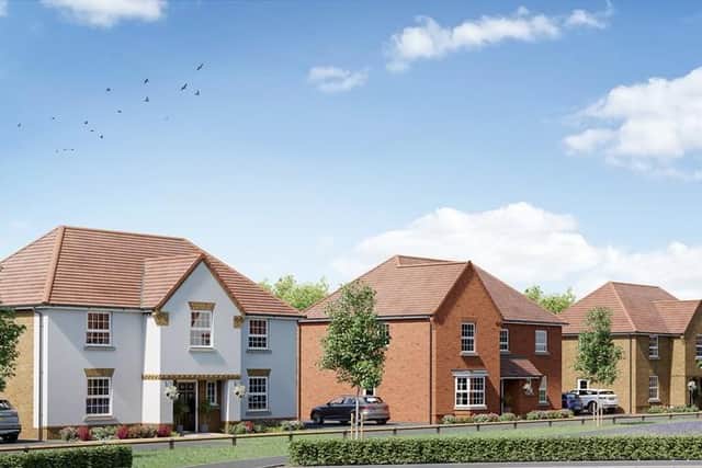 How the David Wilson Homes properties are expected to look.
