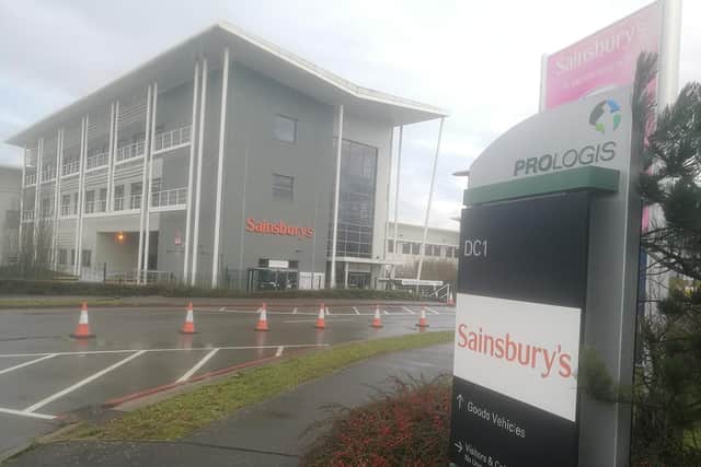 Sainsbury's Northampton warehouse in Pineham