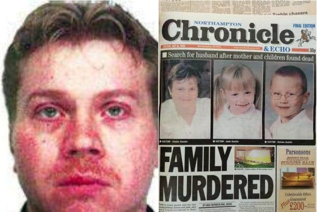 Philip Austin killed his wife, two children and their two dogs in 2000.
