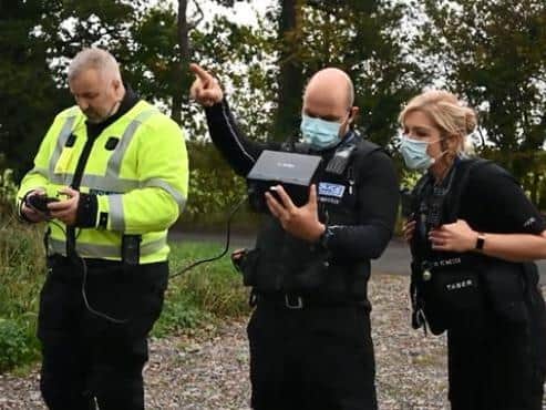 The Rural Crime Team is equipped with high-tech drones and tracking systems