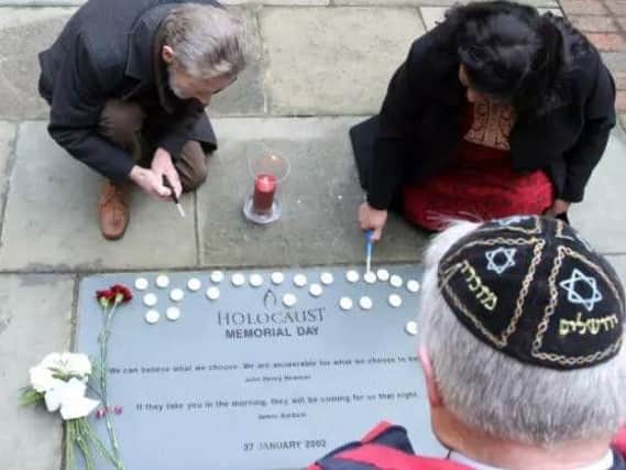 File photo. Northampton will hold an online programme of events this year to mark Holocaust Memorial Day.