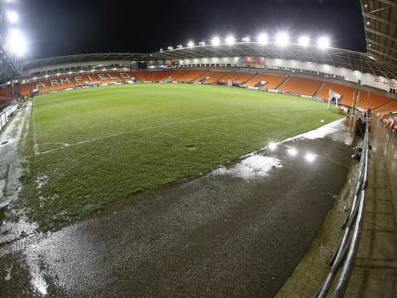 Bloomfield Road succumbed to Storm Christoph on Tuesday.