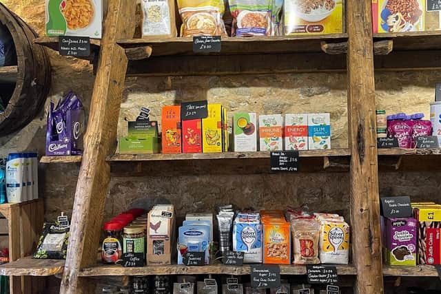 The Plough Barn Shop stocks all of the essentials and as many local products as possible