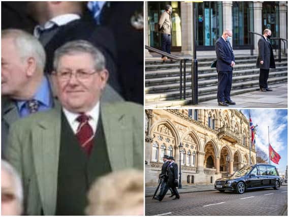 Former MP of Northampton South Brian Binley was laid to rest yesterday.