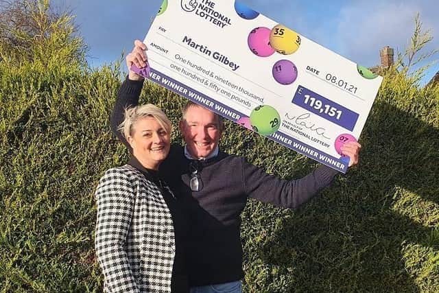 Martin Gilbey won £120,000 on the EuroMillions