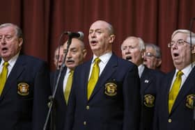 Northampton Male Voice Choir performs at the Holocaust Memorial Day ceremony at the Guildhall last year