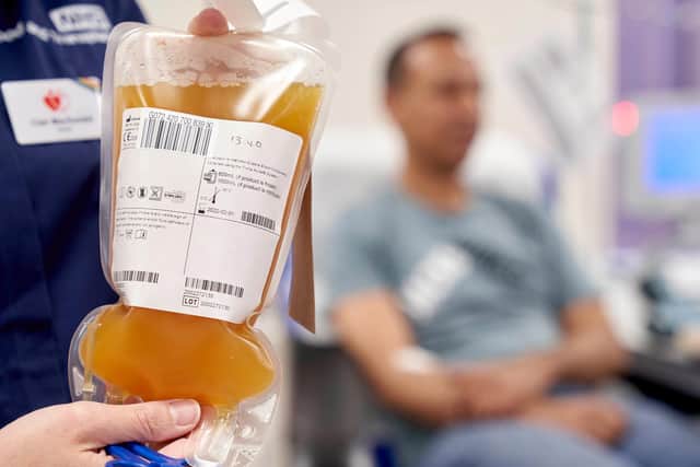 People can donate their plasma 28 days after recovering from coronavirus.