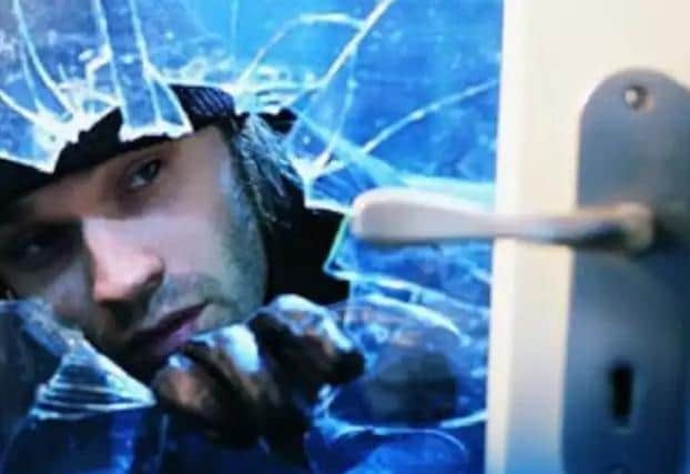 Don't become a victim of burglary - library picture