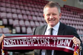 Chris Wilder on his first day as Cobblers boss (Pictures; Kirsty Edmonds)