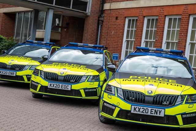 Police launched their fleet of high-tech Interceptors last year