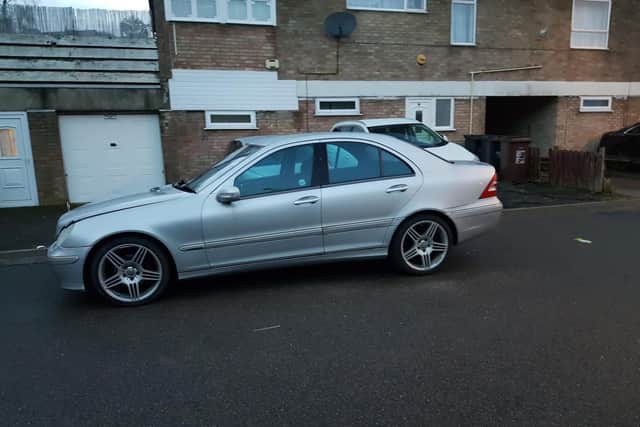 The motor was seized in Culross Walk