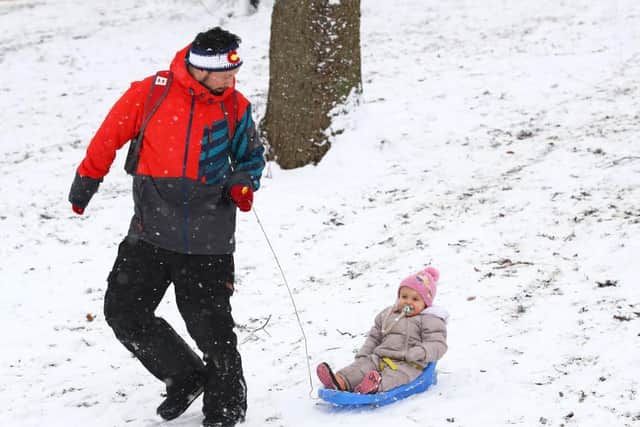 Plenty were out enjoying the snow last Sunday — but they will be disappointed this weekend