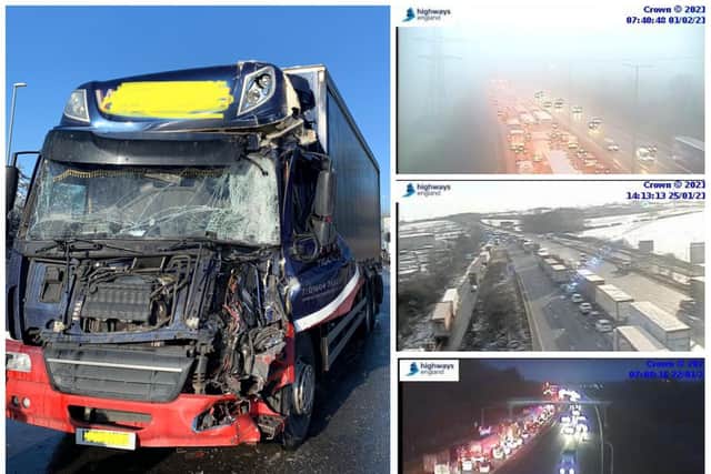 Crashes bought queues to Northants roads — sparking questions over why there are so many vehicles out during lockdown