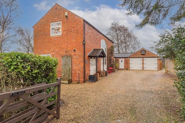 This beautiful barn conversion set on an attractive plot of 0.3 of an acre has just come onto the market - with amazing countryside views.
