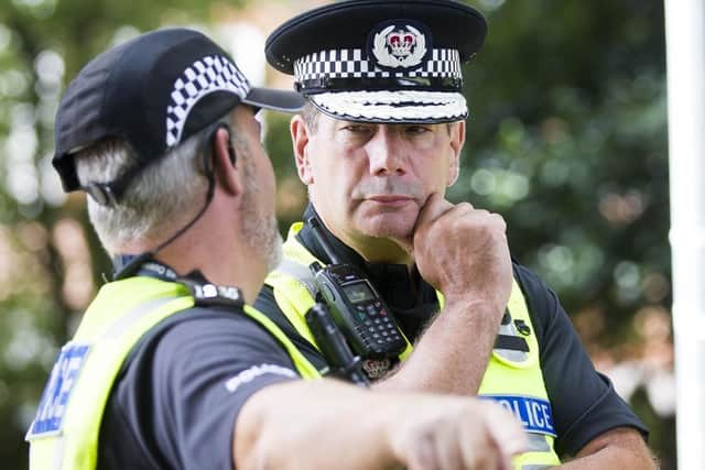 Chief Constable Nick Adderley pictured before the coronavirus pandemic