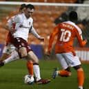 Ryan Edmondson in action for the Cobblers against Blackpool (Pictures: Pete Norton)