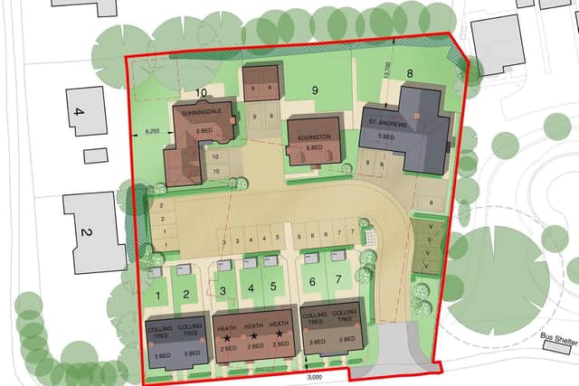 How Barry Howard Homes' development in Flore would be laid out if approved