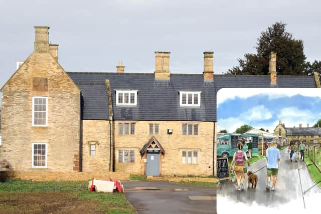 The 17th century farmhouse will house the cafe, B&B guests and conference rooms