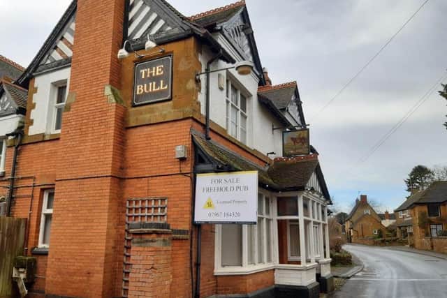 The Bull, in Harpole, has been stood empty and up for sale as a freehold pub for more than a year