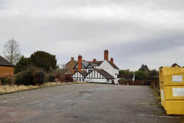 The plans could see part of the pub demolished and converted into one home and then four semi-detached properties built on the unused car park.