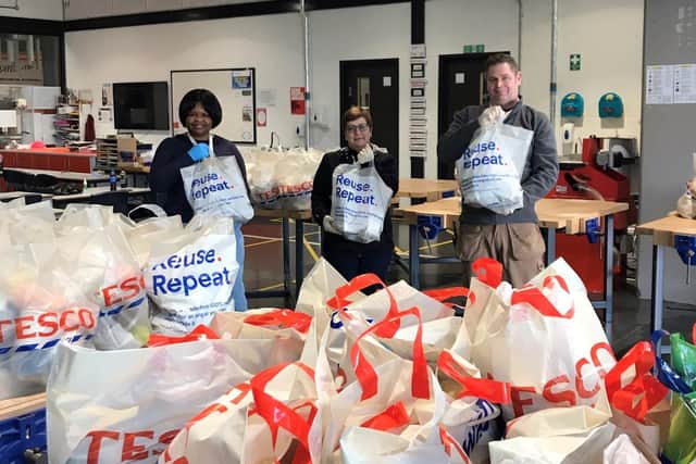 The EMAT team distributed 35,000 meals to families in need during the first lockdown