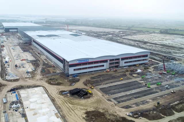 Royal Mail is building its largest parcel hub at Daventry International Rail Freight Terminal in Northamptonshire